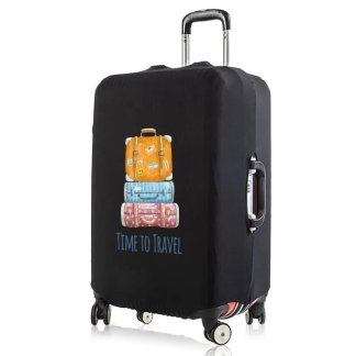 Luggage Cover - Time to Travel