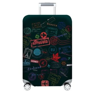Country Stamps Luggage Cover