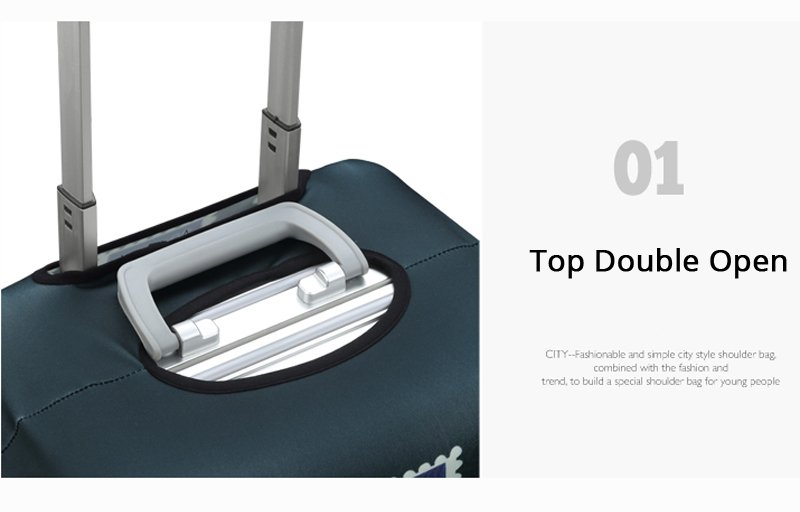 Forest Green Luggage Cover